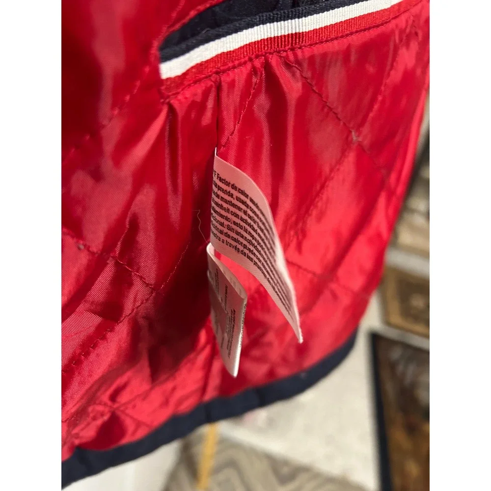 Tommy Hilfiger Mens 3-in-1‎ All Weather System Jacket Red Navy Blue Hooded Small